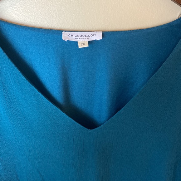 Chic Soul 2x elegant sleeve top - Picture 3 of 4